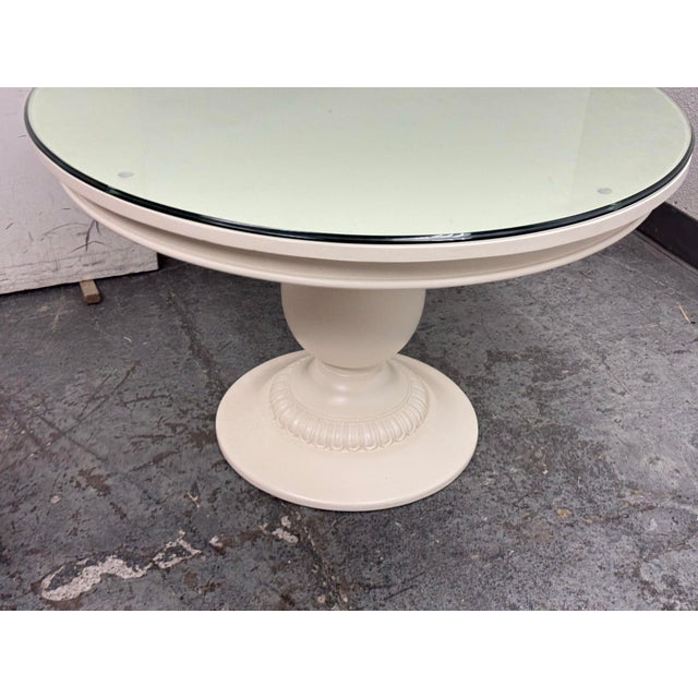 Wood Ave Home 48 Inch Charlotte Pedestal Table For Sale - Image 7 of 12