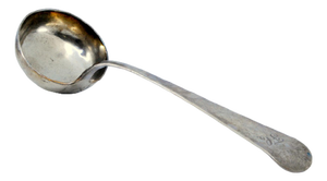 Vintage Silver Soup Ladle
