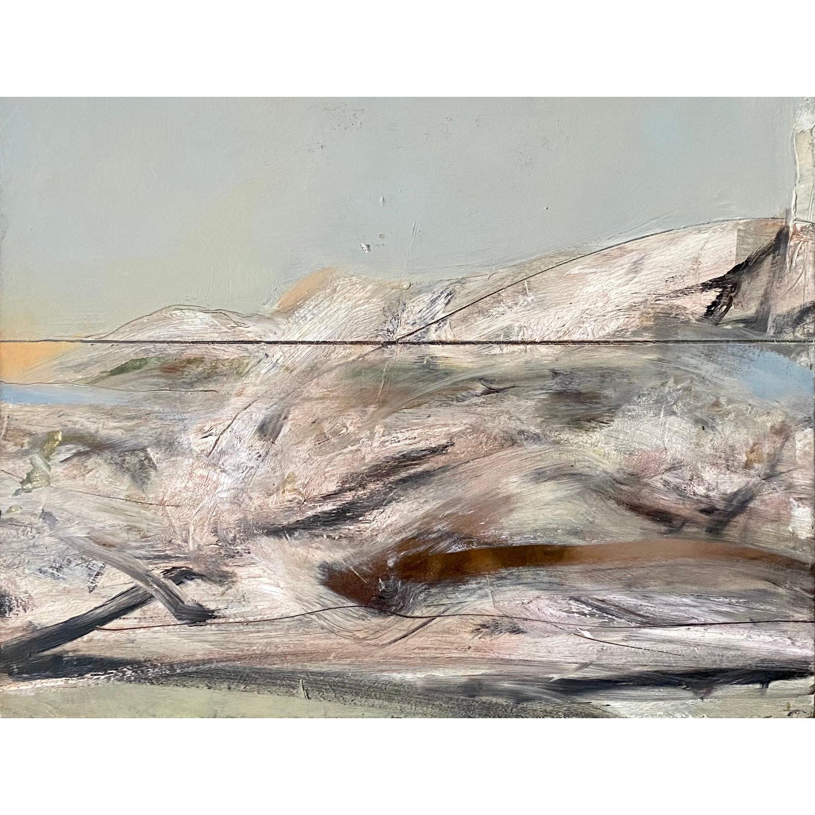 Bruce Samuelson, American Modernist Abstract Oil Painting Landscape ...