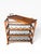 1990s Maitland-Smith Rattan & Bamboo Bar Cart / Wine Rack With Removable Tray For Sale In West Palm - Image 6 of 14