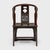 Wood Chinese Lacquered Roundback Chair, C. 1850 For Sale - Image 7 of 7