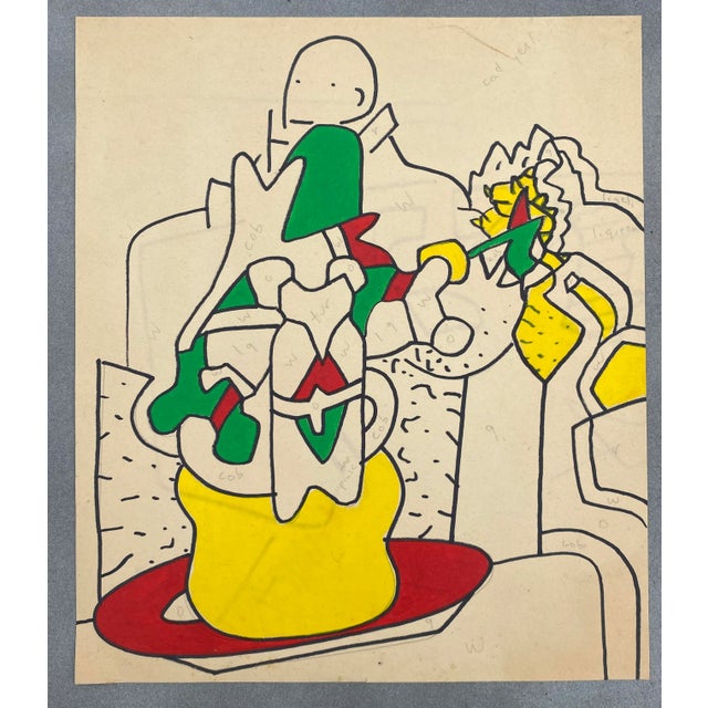 from the estate of Atlanta self taught outsider artist Laurence Stuart Connatser (1938-1996). Connatser was born in...