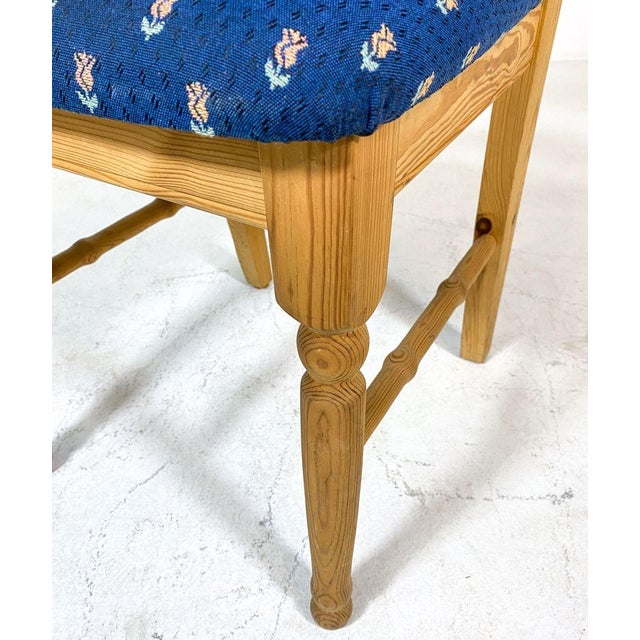 Cerulean Late 20th Century 6 Scandinavian Modern Dining Chairs Set For Sale - Image 8 of 10