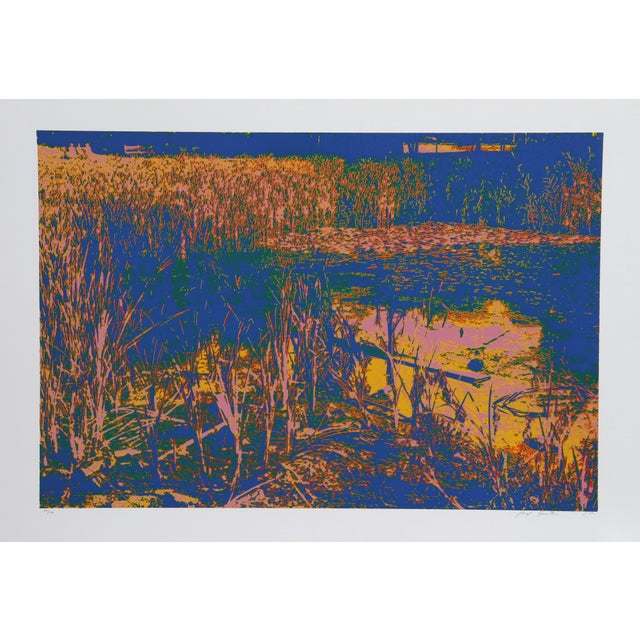 Blue Lagoon by Max Epstein, Canadian (1932–2002) Date: 1980 Screenprint, signed and numbered in pencil Edition of AP 99...