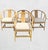 1980s Vintage Gabriella Crespi Style Bent Curved Pencil Reed Dining Room Set Chairs Table Set of 5 For Sale - Image 5 of 8