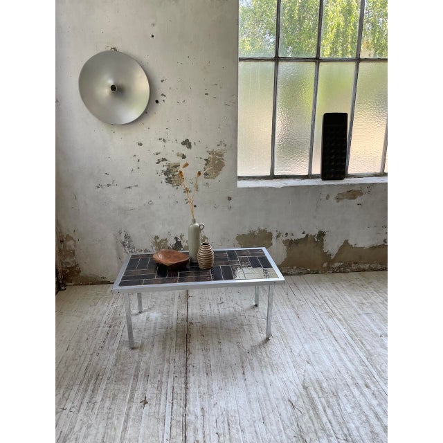Chrome and Tiled Coffee Table, 1950s For Sale - Image 4 of 18