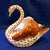 Graceful and timeless, this **Herend Fishnet Large Swan Figurine** is a beautiful example of the renowned craftsmanship of...