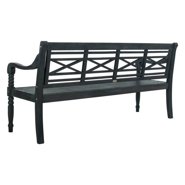 2020s Lloyd Bench in Dark Slate Grey For Sale - Image 5 of 9