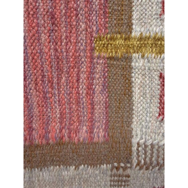 Vintage Swedish Krabba Rölakan Rug attributed to Anna-Greta Sjoqvist, 1950s For Sale - Image 9 of 11