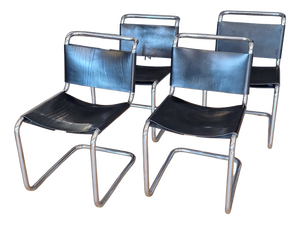 Spoleto Cantilever Chairs from Knoll International, 1970s, Set of 4