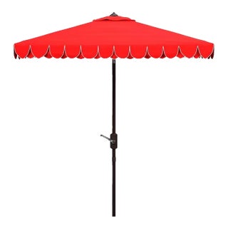 Elegant 7.5 Square Umbrella - Red For Sale