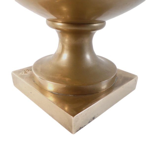 Goldenrod Art Deco Bronze Art Object by Evan Jensen, Copenhagen, Denmark, 1930s For Sale - Image 8 of 11