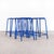 French Bright Blue Laboratory Stools, 1970s, Set of 6 For Sale - Image 10 of 18