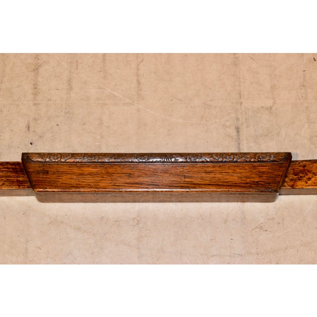 19th Century English Oak Fire Fender Chairish