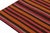 Rug & Kilim 1950s Vintage Persian Kilim With Orange, Brown and Pink Stripes by Rug & Kilim - 5'6''x8' For Sale - Image 4 of 5
