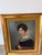 19th Century Granduer Antique Portrait Oil Paint on Canvas Classic Lady For Sale - Image 9 of 11
