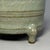 15th Century & Earlier Chinese Celadon Tripod Censer, Elegant Crackle‑Glaze Ribbed Collectible Vessel For Sale - Image 5 of 7