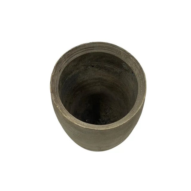 1950s Vintage Indian Wood Vessel For Sale - Image 5 of 5