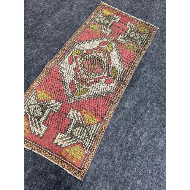 Early 21st Century Turkish Yastik Rug 1'6" x 3'6" For Sale - Image 5 of 5