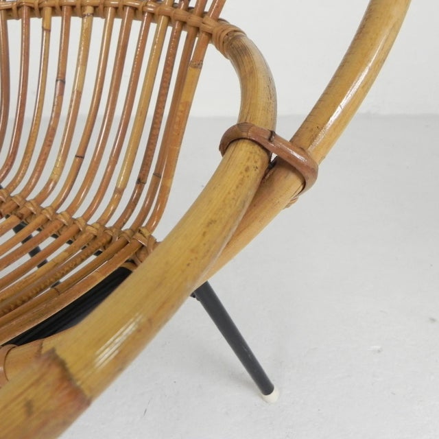 Vintage Bamboo Chair by Rohe Noordwolde, 1960s For Sale - Image 18 of 18