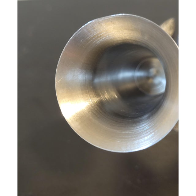 1990s Jägermeister Deer Head Shot Glass Stainless Steel For Sale - Image 4 of 11