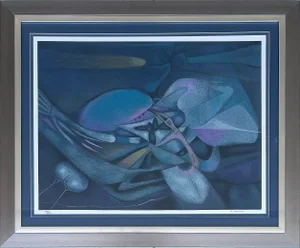 Cuban Artist Rafael Soriano Signed Serigraph #93/150