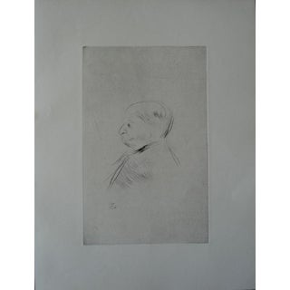 Henri De Toulouse Lautrec, Portrait of Monsieur X, Original Signed Engraving For Sale