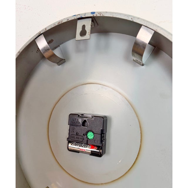 Vintage Beige School Wall Clock from Van Doorn, 1960s For Sale - Image 18 of 18