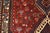 Yalameh Rug 3'5'' X 5'1'' Red Wool Vintage Tribal Hand-Knotted Oriental Carpet For Sale - Image 9 of 13
