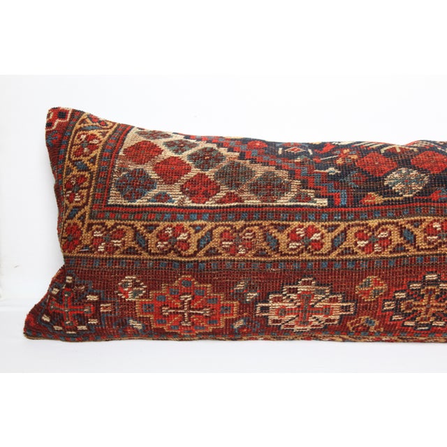 Handmade From Antique Tribal Rug Pillow Cushion Cover -16'' X 47'' For Sale In Tampa - Image 6 of 9