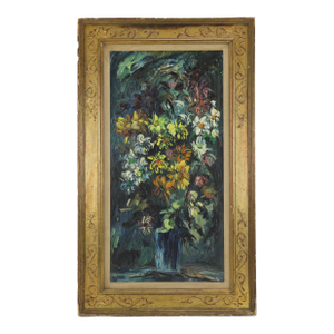 Emeric Vagh Weinmann (1919-2012) Oil Painting on Canvas: Still Life Flowers