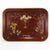 Vintage Red Lacquer Rectangular Tray With Hand Painted Gold Asian Festival Scene and Chinoiserie Style For Sale - Image 13 of 13