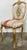 Art Nouveau Antique Venetian Style Giltwood Chair With Striped Upholstery For Sale - Image 3 of 9