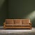 Modern Vintage Three-Seater Sofa in Mohair and Oak, Belgium, 1940s For Sale - Image 3 of 16