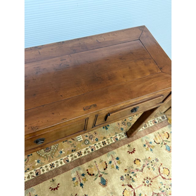 Asian Antique Asian Wood Console Table, Antique For Sale - Image 3 of 11