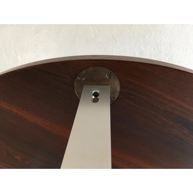 Wood Rare 1960s Rosewood & Aluminum Table by Jørgen Kastholm & Preben Fabricius – Danish Modern Design For Sale - Image 7 of 12