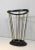 Attributed to Jacques Adnet, Ebonized Wood and Brass Umbrella Stand For Sale - Image 12 of 13
