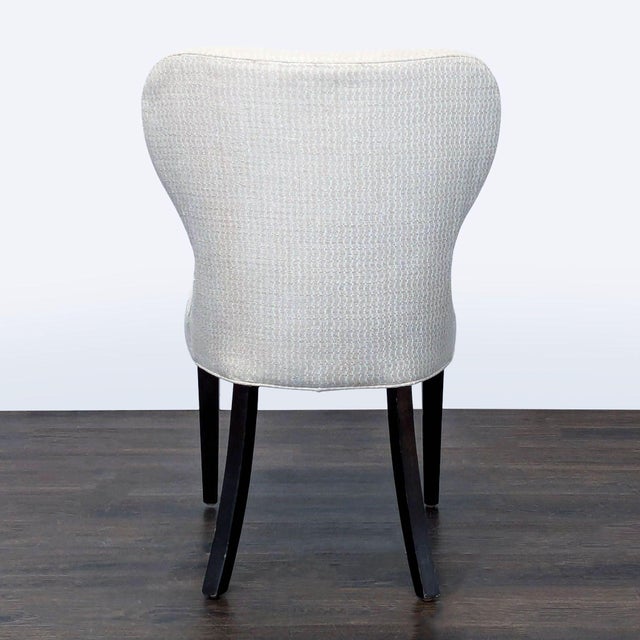 2010s Cisco Brothers Tufted Dining Wing Chair For Sale - Image 5 of 8