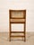 Oak Vintage Rattan Counter Height Chair For Sale - Image 4 of 7