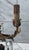 Mid 20th Century Mid 20th Century Italian Style Gilt Wood and Tole Three Light Candelabra For Sale - Image 5 of 10