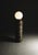 Navazi medium floor lamp in scorched coal ceramic & frosted glass by svitanok one of a kind. Dimensions: ø 16 x h 79 cm....