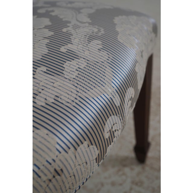 Set of 8 Baker Mahogany Shield Back Dining Chairs For Sale - Image 15 of 18