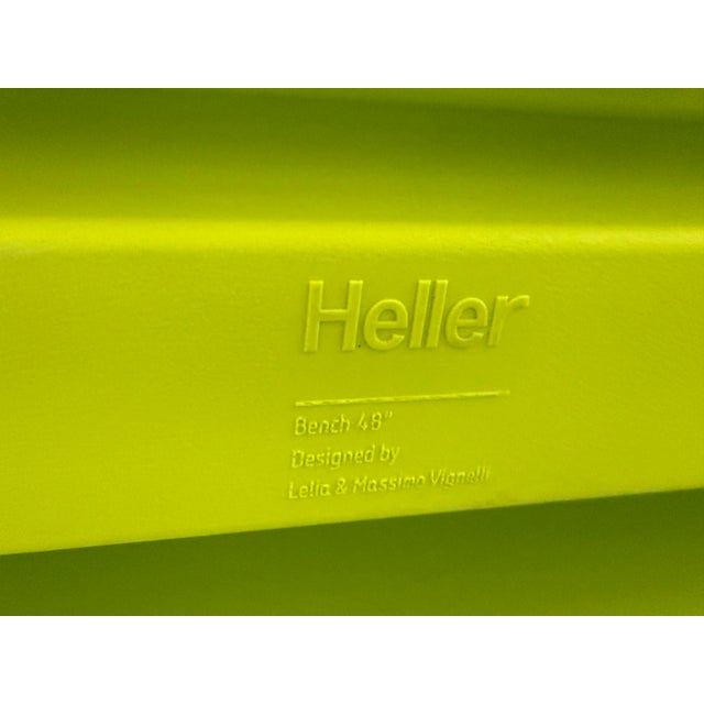 Lella & Massimo Vignelli for Heller Vignelli Bench, Outdoor For Sale - Image 9 of 12