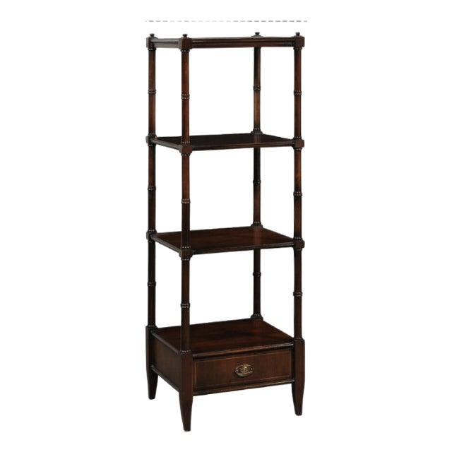 Mid 20th Century Mahogany English Étagère or Shelf For Sale