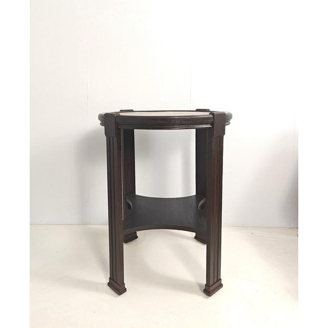 1920s Vintage Art Deco Side Table, 1920s For Sale - Image 5 of 9