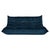 Togo 3-Seater Sofa in Teal Velvet by Michel Ducaroy for Ligne Roset For Sale - Image 6 of 7
