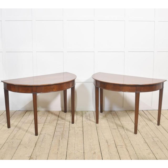 Mahogany Hall Tables, Set of 2 For Sale - Image 5 of 9