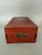 Chinese Asian Wooden Jewelry Box Brass Red Lined Trinket Chest W/Key + Lock Vintage For Sale - Image 16 of 18