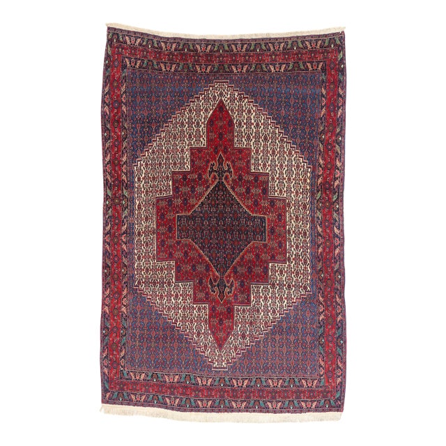 Vintage Persian Bijar Rug, 06'09 X 10'04 For Sale