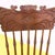 Wooden Rocking Chair with Turned Backrest Decoration For Sale - Image 4 of 10